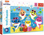 Trefl Boldog Baby Shark család maxi puzzle 24 db-os (14337)