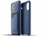 Mujjo Husa de protectie Mujjo tip portofel pentru iPhone 11 Pro, Piele, Monaco Blue (MUJJO-CL-002-BL) (MUJJO-CL-002-BL)