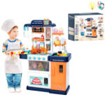 Kikky Bucătărie de copii cu aburi, apă curentă și produse care își schimbă culoarea Kikky - Cod W4361 Bucatarie copii