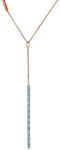 SAVICKI Colier din aur roz 585 cu diamante albe 0.04 ct 45 cm