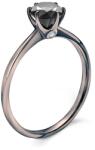 SAVICKI Inel de logodnă The Journey: aur negru, diamant negru - savicki - 13 997,00 RON