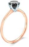 SAVICKI Inel de logodnă The Journey: aur bicolor, diamant negru - savicki - 10 815,00 RON