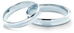 SAVICKI Verighete: aur alb, concave, 3 mm