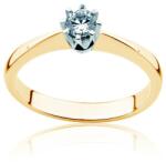 SAVICKI Inel de logodnă Triumph of Love: aur bicolor, cu diamant - savicki - 6 505,00 RON