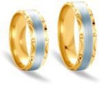 SAVICKI Verighete: aur bicolor, rotunde, 6 mm - savicki - 14 362,00 RON
