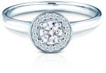 SAVICKI Inel de logodnă SAVICKI: aur alb, safir alb, diamante - savicki - 6 351,00 RON