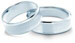 SAVICKI Verighete: aur alb, concave, 6 mm