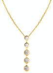 SAVICKI Colier din aur 585 cu diamante albe 0.16 ct 45 cm