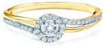 SAVICKI Inel de logodnă SAVICKI: aur bicolor, diamante - savicki - 6 147,00 RON