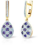 SAVICKI Cercei SAVICKI: aur bicolor, tanzanite, diamante - savicki - 12 936,00 RON