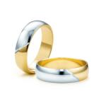 SAVICKI Verighete: aur bicolor, semicirculare, 5 mm - savicki - 11 615,00 RON
