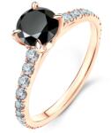 SAVICKI Inel de logodnă Share Your Love: aur roz, diamant negru - savicki - 9 710,00 RON