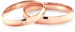 SAVICKI Verighete: aur roz, semicirculare, 3 mm - savicki - 7 522,00 RON