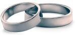 SAVICKI Verighete: aur negru, plate, 5 mm