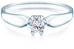 SAVICKI Inel de logodnă Triumph of Love: aur alb, safir alb - savicki - 4 160,00 RON
