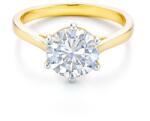 SAVICKI Inel de logodnă SAVICKI: aur bicolor, cu zirconiu - savicki - 5 500,00 RON