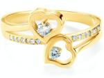 SAVICKI Inel de logodnă inimă SAVICKI: aur, diamant