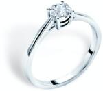 SAVICKI Inel de logodnă SAVICKI: aur alb, diamante - savicki - 7 913,00 RON