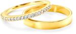 SAVICKI Verighete Share Your Love: aur, diamant, plate, 1, 4 mm și 3 mm