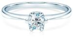 SAVICKI Inel de logodnă Triumph of Love: aur alb, safir alb - savicki - 4 099,00 RON