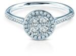 SAVICKI Inel de logodnă SAVICKI: aur alb, diamante - savicki - 9 865,00 RON