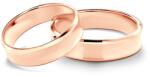 SAVICKI Verighete: aur roz, concave, 5 mm