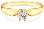 SAVICKI Inel de logodnă Triumph of Love: aur, safir alb - savicki - 4 160,00 RON