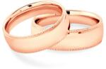SAVICKI Verighete: aur roz, semicirculare, 6 mm - savicki - 14 423,00 RON