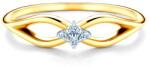 SAVICKI Inel de logodnă SAVICKI: aur bicolor, diamante - savicki - 3 798,00 RON