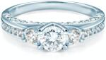 SAVICKI Inel de logodnă SAVICKI: aur alb, diamante - savicki - 14 520,00 RON