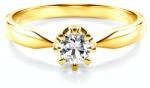 SAVICKI Inel de logodnă SAVICKI: aur, safir alb - savicki - 4 682,00 RON