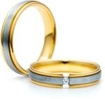 SAVICKI Verighete: aur bicolor, plate, 4 mm - savicki - 11 791,00 RON
