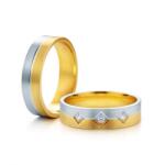SAVICKI Verighete: aur bicolor, plate, 5 mm - savicki - 13 344,00 RON