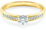 SAVICKI Inel de logodnă SAVICKI: aur bicolor, diamant - savicki - 4 633,00 RON
