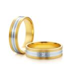 SAVICKI Verighete: aur bicolor, plat, 5 mm - savicki - 12 360,00 RON