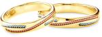 SAVICKI Verighete: aur tricolor, rotunde, 4 mm - savicki - 11 586,00 RON