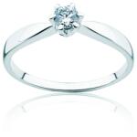 SAVICKI Inel de logodnă Triumph of Love: aur alb, safir alb - savicki - 2 812,00 RON