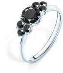 SAVICKI Inel de logodnă Fairytale: aur alb, diamant negru - savicki - 12 478,00 RON