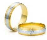 SAVICKI Verighete: aur bicolor, semicirculare, 5 mm - savicki - 10 432,00 RON