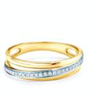 SAVICKI Inel de logodnă SAVICKI: aur bicolor, diamante - savicki - 7 156,00 RON