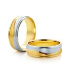 SAVICKI Verighete: aur bicolor, plat, 6 mm - savicki - 15 087,00 RON