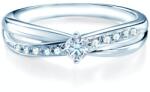 SAVICKI Inel de logodnă SAVICKI: aur alb, diamante - savicki - 7 760,00 RON