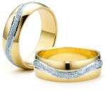 SAVICKI Verighete: aur bicolor, semicirculare, 6 mm - savicki - 13 422,00 RON