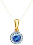 SAVICKI Pandantiv SAVICKI: aur, diamante, safir albastru - savicki - 3 937,00 RON