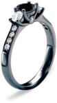 SAVICKI Inel de logodnă Dream: aur negru, diamant negru - savicki - 15 602,00 RON