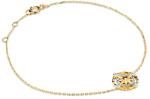 SAVICKI Brățară Celebrity busolă din aur 585 cu diamant alb 0.03 ct 18 cm