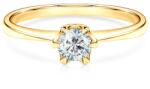 SAVICKI Inel de logodnă Triumph of Love: aur, safir alb - savicki - 4 099,00 RON