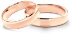 SAVICKI Verighete: aur roz, concave, 4 mm