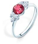 SAVICKI Inel de logodnă Fairytale: aur alb, rubin - savicki - 10 665,00 RON
