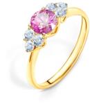 SAVICKI Inel de logodnă Fairytale: aur, safir roz - savicki - 9 632,00 RON